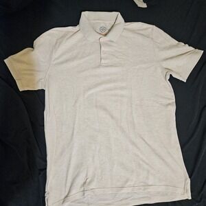 St. John's Bay Men's Large Polo  Performance Shirt Light‎ Peach Casual